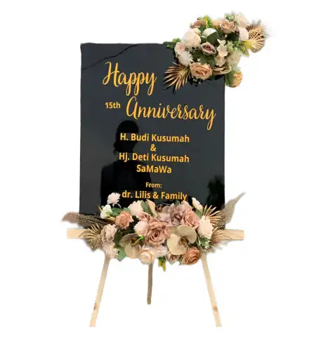 Papan Bunga Akrilik Karagsari